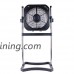 Air Innovations 12" Swirl Cool Fan with Cord Wrap (Black) - B073RK3524